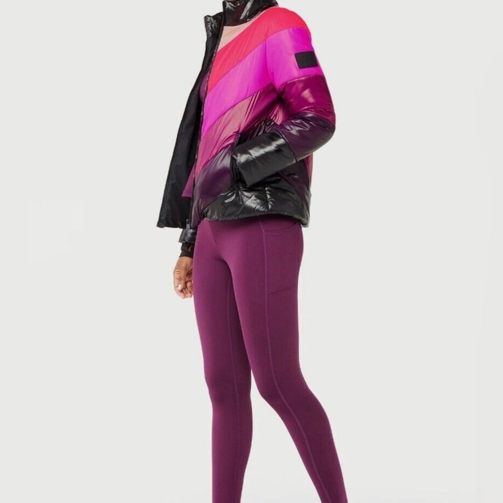 Love & Sports Pink, Purple, Chevron Parka. Size small (4-6)